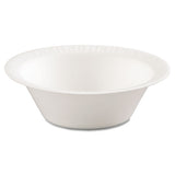 Non-laminated Foam Dinnerware, Bowl, 6oz, White, 125-pack, 8 Packs-carton