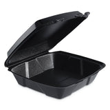 Insulated Foam Hinged Lid Containers, 1-compartment, 9.3 X 9.5 X 3, White, 200-pack, 2 Packs-carton