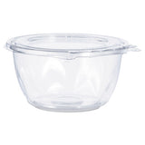 Tamper-resistant, Tamper-evident Bowls With Flat Lid, 16 Oz, Clear, 240-carton