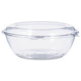 Tamper-resistant, Tamper-evident Bowls With Dome Lid, 48 Oz, Clear, 100-carton