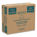 Ultra Clear Dome Cold Cup Lids F-16-24 Oz Cups, Pet, 1000-carton
