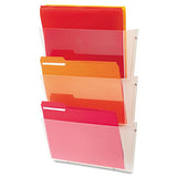 Unbreakable Docupocket Wall File, Legal, 17 1-2 X 3 X 6 1-2, Smoke
