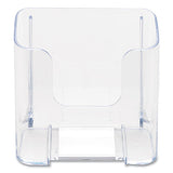 Docuholder For Countertop-wall-mount, Leaflet Size, 4.37w X 3.25d X 3.87h, Clear