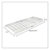 Under Furniture Air Deflector, 11 X 20 X 1.25, Clear