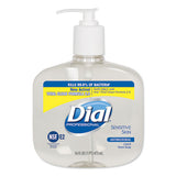 Antimicrobial Soap For Sensitive Skin, 16 Oz Pump Bottle, 12-carton