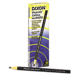 China Marker, Black, Thin, Dozen