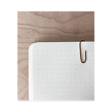 Embossed Canvas Layflat Hardbound Journal, Gold Rise And Shine Artwork, Dotted Rule, Rose-brown-cream Cover, 7 X 5, 64 Sheets