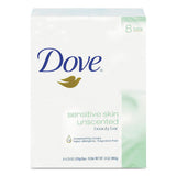Sensitive Skin Bath Bar, 4.5 Oz Bar, Unscented, 8 Bars-pack, 9 Packs-carton