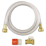 Rtd Water Hook-up Kit, Switch, On-off, 3-8 Dia X 5ft, 12 Kits-carton