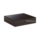 Classroom Book Compartment Science Table, 54w X 24d X 30h, Black Phenolic Resin Top, Oak Base