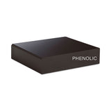 Classroom Book Compartment Science Table, 60w X 24d X 30h, Black Phenolic Resin Top, Oak Base