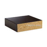 Classroom Science Table, 48w X 24d X 36h, Black Chemguard High Pressure Laminate (hpl) Top, Oak Base