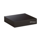 Classroom Science Table, 60w X 30d X 36h, Black Epoxy Resin Top, Oak Base