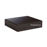Classroom Science Table, 60w X 24d X 30h, Black Phenolic Resin Top, Oak Base