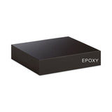 Classroom Science Table, 60w X 24d X 30h, Black Epoxy Resin Top, Oak Base