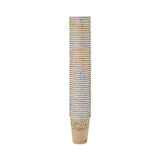 Ecosmart Recycled Fiber Hot-cold Cups, 12 Oz, Kraft-green, 50-sleeve, 20 Sleeves-carton