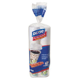 Paper Hot Cups & Lids Combo Bag, 12oz, 50-pack