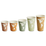 World Art Renewable-compostable Hot Cups, 12 Oz, Gray, 50-pack