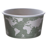 World Art Renewable And Compostable Food Container, 12 Oz, Green, 25-pack, 20 Packs-carton
