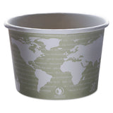World Art Renewable And Compostable Food Container, 16 Oz, Seafoam, 25-pack, 20 Packs-carton