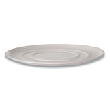 Worldview Sugarcane Pizza Trays, 14 X 14 X 0.2, White, 50-carton