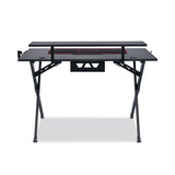 Vizon Gaming Desk With Raised Monitor Platform And Six-color Led Lighting Strip, 47.2" X 26.6" X 35", Black