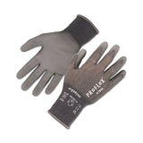 Proflex 7044 Ansi A4 Pu Coated Cr Gloves, Gray, Medium, Pair, Ships In 1-3 Business Days
