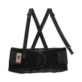 Proflex 100 Economy Spandex Back Support Brace, X-small, 20" To 25" Waist, Black, Ships In 1-3 Business Days