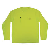 Chill-its 6689 Cooling Long Sleeve Sun Shirt With Uv Protection, Small, Lime, Ships In 1-3 Business Days