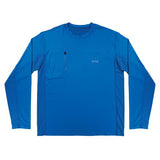 Chill-its 6689 Cooling Long Sleeve Sun Shirt With Uv Protection, 3x-large, Blue, Ships In 1-3 Business Days