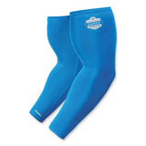 Chill-its 6690 Performance Knit Cooling Arm Sleeve, Polyester/spandex, X-large, Blue, 2 Sleeves, Ships In 1-3 Business Days