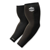 Chill-its 6690 Performance Knit Cooling Arm Sleeve, Polyester/spandex, Large, Black, 2 Sleeves, Ships In 1-3 Business Days