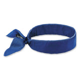 Chill-its 6702 Cooling Embedded Polymers Tie Bandana, One Size Fits Most, Solid Blue, Ships In 1-3 Business Days
