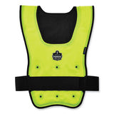 Chill-its 6687 Economy Dry Evaporative Cooling Elastic Waist Vest, Nylon, Small/medium, Lime, Ships In 1-3 Business Days