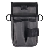 Arsenal 5568 Belt Loop Tool Pouch W/device Holster, 4 Compartments, 5 X 2 X 8.5, Polyester, Gray, Ships In 1-3 Business Days