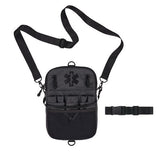 Arsenal 5717 Convertible Nurse Belt Bag, 10 Compartments, 7 X 10, Nylon, Black, Ships In 1-3 Business Days
