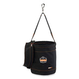 Arsenal 5970t Swiveling Hook Nylon Hoist Bucket + Top, 100 Lb, Black, Ships In 1-3 Business Days