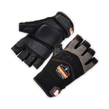 Proflex 900 Half-finger Impact Gloves, Black, 2x-large, Pair, Ships In 1-3 Business Days