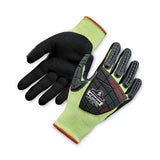 Proflex 7141 Ansi A4 Dir Nitrile-coated Cr Gloves, Lime, X-large, 72 Pairs/pack, Ships In 1-3 Business Days
