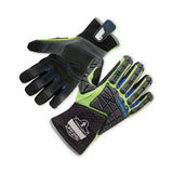 Proflex 925wp Performance Dorsal Impact-reduce Thermal Waterproof Glove, Black/lime, Medium, Pair, Ships In 1-3 Business Days