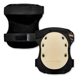 Proflex 325hl Non-marring Rubber Cap Knee Pads, Hook And Loop Closure, One Size, Tan Cap, Pair, Ships In 1-3 Business Days