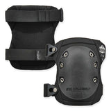 Proflex 335 Slip-resistant Rubber Cap Knee Pads, Buckle Closure, One Size, Black Cap, Pair, Ships In 1-3 Business Days