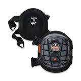 Proflex 355 Injected Gel Knee Pads, Short Cap, Buckle Closure, One Size Fits Most, Black, Pair, Ships In 1-3 Business Days