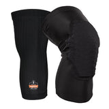 Proflex 525 Lightweight Padded Knee Sleeves, Slip-on, X-large+, Black, Pair, Ships In 1-3 Business Days