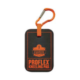 Proflex 365 Mini Foam Kneeling Pad, Carabiner, 1", Mini, Black, Ships In 1-3 Business Days