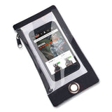 Squids 3760 Phone Pouch + Trap For Standard Size Phones, Clear/black, Ships In 1-3 Business Days