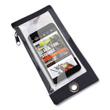 Squids 3760 Phone Pouch + Trap For Plus Size Phones, Clear/black, Ships In 1-3 Business Days