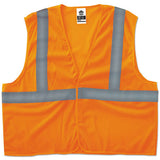 Glowear 8205hl Type R Class 2 Super Econo Mesh Safety Vest, Lime, Large-x-large