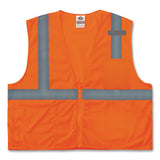 Glowear 8210z Class 2 Economy Mesh Vest, Polyester, Orange, 4x-large/5x-large, Ships In 1-3 Business Days