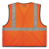 Glowear 8216ba Class 2 Breakaway Mesh Id Holder Vest, Polyester, Small/medium, Orange, Ships In 1-3 Business Days